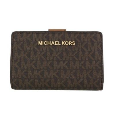 マイケルコース 二つ折り財布 レディース JET SET TRAVEL ホワイト MICHAEL KORS 35F8GTVF2B バニラ |  GINZA LoveLove（ラブラブ）