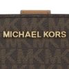 マイケルコース 二つ折り財布 レディース JET SET TRAVEL ブラウン MICHAEL KORS 35F8GTVF2B ブラウン