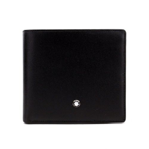 モンブラン 二つ折り財布 メンズ  ブラック MONT BLANC 7164 BK