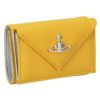 ヴィヴィアンウエストウッド 三つ折り財布 レディース SAFFIANO イエロー Vivienne Westwood 51150009 E401 YELLOW