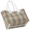 バーバリー トートバッグ レディース  ベージュ BURBERRY 8072332 VITAGE CHECK/WHITE