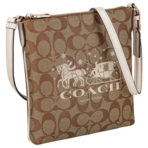 コーチ アウトレット ショルダーバッグ レディース シグネチャー ブラウン COACH OUTLET CN767 IMDJ8 カーキ/チョーク