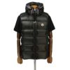 モンクレール ダウンベスト メンズ LUIRO ブラック MONCLER 1A000 46 595ZZ 1サイズ 999 BLACK