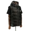 モンクレール ダウンベスト メンズ LUIRO ブラック MONCLER 1A000 46 595ZZ 1サイズ 999 BLACK