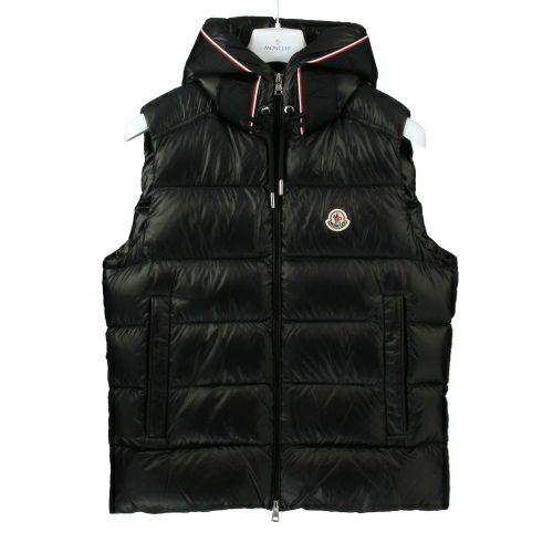 モンクレール ダウンベスト メンズ LUIRO ブラック MONCLER 1A000 46  
