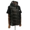 モンクレール ダウンベスト メンズ LUIRO ブラック MONCLER 1A000 46 595ZZ 2サイズ 999 BLACK