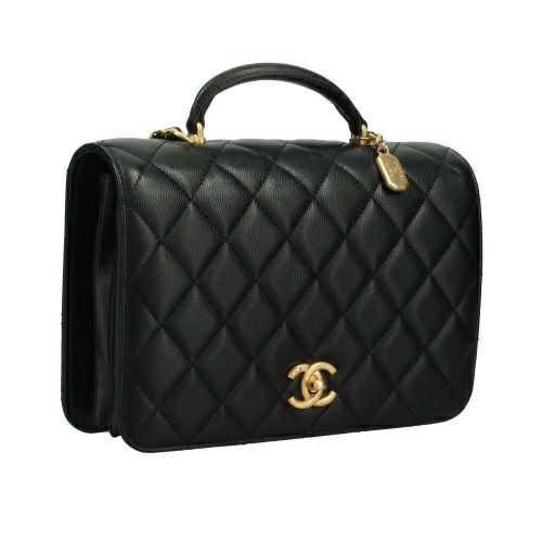 シャネル ハンドバッグ レディース ブラック CHANEL AS4369 B13697