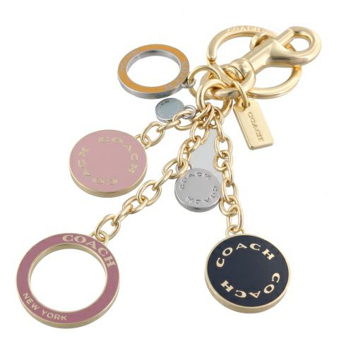 コーチ アウトレット キーリング レディース CIRCLES CLUSTER BAG CHARM ピンク COACH OUTLET 1596 IML38 IML