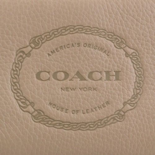 コーチ アウトレット 二つ折り財布 レディース ヘリテージ C チャーム ベージュ COACH OUTLET CM216 SV/TP トープ