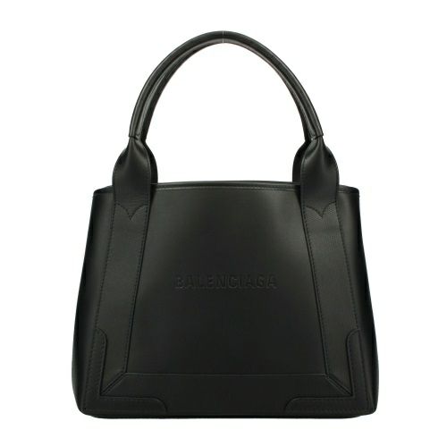 バレンシアガ トートバッグ レディース NAVY CABAS S ネイビー カバス ブラック BALENCIAGA 339933 2AAG8 1000 BLACK