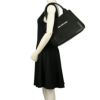 バレンシアガ トートバッグ レディース ネイビー カバス ブラック BALENCIAGA 339933 2AAQH 1096 BLACK BLACK&YEL L WHT