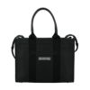 バレンシアガ トートバッグ レディース ハードウェア ロゴ プリント ブラック BALENCIAGA 671402 2103A 1000 BLACK