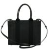 バレンシアガ トートバッグ レディース ハードウェア ロゴ プリント ブラック BALENCIAGA 671402 2103A 1000 BLACK