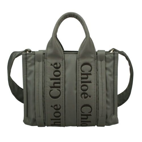 Chloé クロエ WOODY ミディアム トート グレー Chloe 24春夏新色 クロエ WOODY ミディアム トートバッグ【00O