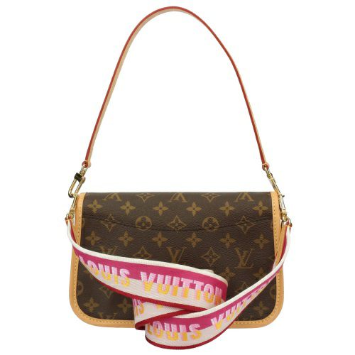 ルイヴィトン ショルダーバッグ モノグラム ディアヌ NM PM ブラウン LOUIS VUITTON M46049 フューシャ | GINZA  LoveLove（ラブラブ）