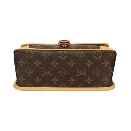 ルイヴィトン ショルダーバッグ モノグラム ディアヌ NM PM ブラウン LOUIS VUITTON M46049 フューシャ