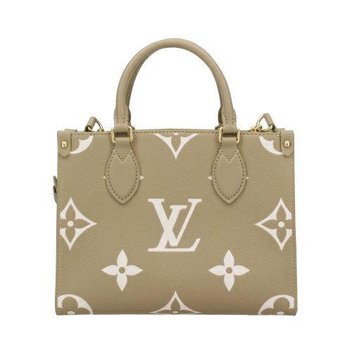 ルイヴィトン トートバッグ モノグラム アンプラント オンザゴー PM ベージュ LOUIS VUITTON M46647 カーキクレーム |  GINZA LoveLove（ラブラブ）