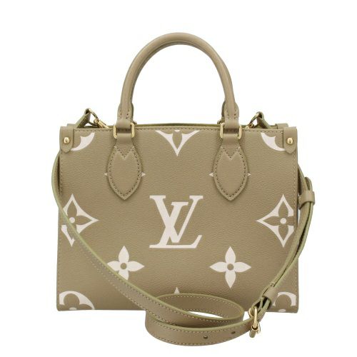 ルイヴィトン トートバッグ モノグラム アンプラント オンザゴー PM ベージュ LOUIS VUITTON M46647 カーキクレーム |  GINZA LoveLove（ラブラブ）