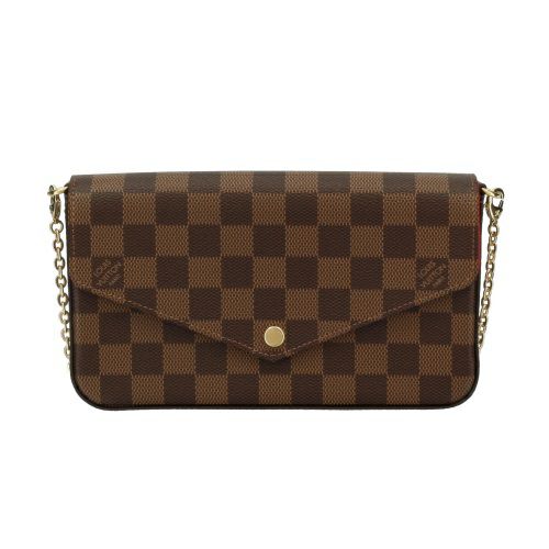 ルイヴィトン ショルダーバッグ レディース ダミエ ポシェット・フェリシー ブラウン LOUIS VUITTON N40492 | GINZA  LoveLove（ラブラブ）