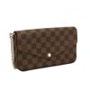 ルイヴィトン ショルダーバッグ レディース ダミエ ポシェット・フェリシー ブラウン LOUIS VUITTON N40492