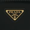 プラダ ショルダーバッグ レディース Re-Nylon xブラッシュドレザー ミニバッグ ブラック PRADA 1BC198 V JOO R789 F0002 NERO