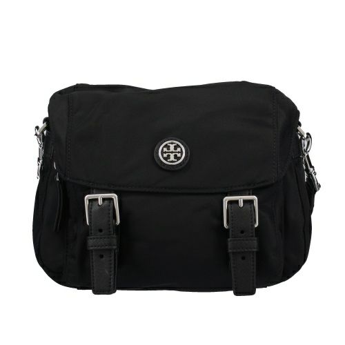 トリーバーチ ショルダーバッグ レディース VIRGINIA SMALL MESSENGER ブラック TORY BURCH 85054 001 BLACK