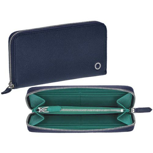 【イオン広店】 中古 BVLGARI | ブルガリ 長財布 23811 ブルー 【125】