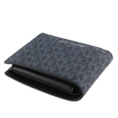 マイケルコース 二つ折り財布 メンズ クーパー シグネチャー ネイビー MICHAEL KORS 36U9LCRF3B ADMIRAL/PALE BLUE