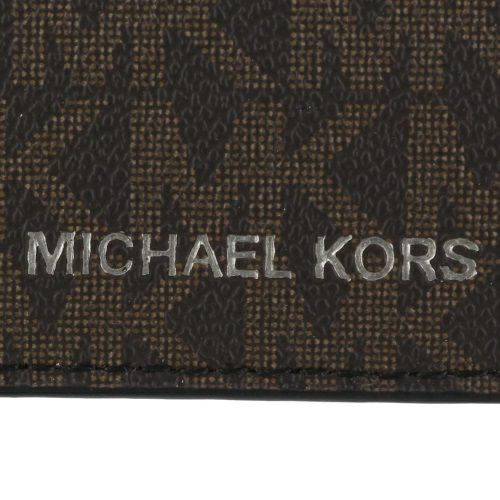 マイケルコース 二つ折り財布 メンズ クーパー シグネチャー ブラウン MICHAEL KORS 36U9LCRF3B BROWN/BLACK