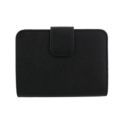 プラダ 二つ折り財布 レディース SAFFIANO TRIANGOLO ブラック PRADA 1ML018 QHH F0002 NERO