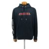 ディーゼル プルオーバーパーカー メンズ ネイビー DIESEL A02967 0HAYT 86V NAVY Lサイズ