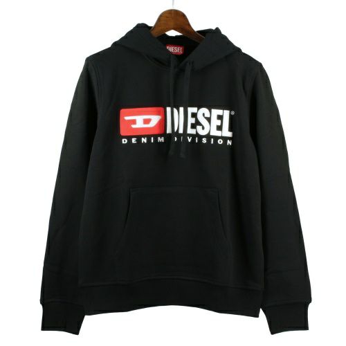 ディーゼル パーカー メンズ ブラック DIESEL A03757 0BAWT 9XX BLACK