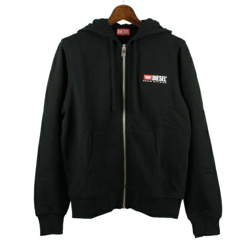 ディーゼル パーカー メンズ ブラック DIESEL A03769 0BAWT 9XX BLACK 