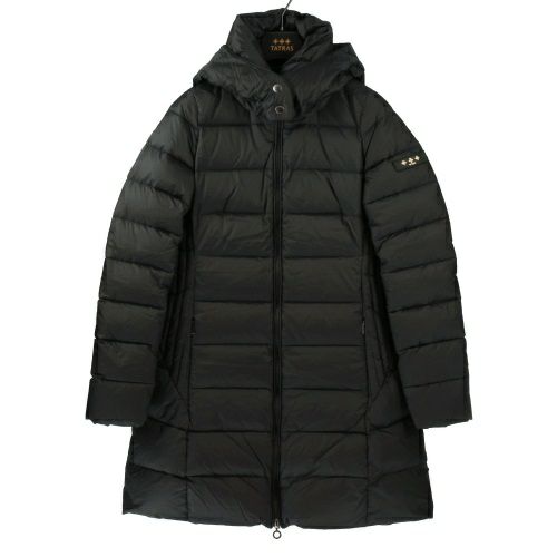 タトラス ダウンコート レディース POLITEAMA ポリテアマ ブラック TATRAS LTAT23A4694 01 BLACK 1サイズ |  GINZA LoveLove（ラブラブ）