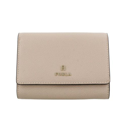 フルラ 二つ折り財布 レディース カメリア ミディアム フラップ コンパクト ウォレット ベージュ FURLA WP00325 ARE000  B4L00 BALLERINA | GINZA LoveLove（ラブラブ）