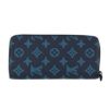 ルイヴィトン 長財布 メンズ モノグラムジッピーウォレット・ヴェルティカル ブルー LOUIS VUITTON M82322