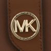 マイケルコース 二つ折り財布 レディース グリニッジ ミディアム タブ ジップ ウォレット ブラウン MICHAEL KORS 32F1GGRD8L 230 LUGGAGE