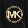 マイケルコース 二つ折り財布 レディース グリニッジ ミディアム タブ ジップ ウォレット ブラック MICHAEL KORS 32F1GGRD8L 001 BLACK