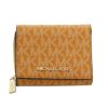 マイケルコース 三つ折り財布 レディース JET SET TRAVEL ジップアラウンドウォレット スモール イエロー MICHAEL KORS 35H9GTVZ5B HNYCMB MULTI