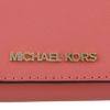 マイケルコース 三つ折り財布 レディース JET SET TRAVEL ジップアラウンドウォレット スモール ピンク MICHAEL KORS 35H9GTVZ5L GRAPEFRUITE