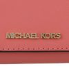 マイケルコース 三つ折り財布 レディース JET SET TRAVEL ジップアラウンドウォレット スモール ピンク MICHAEL KORS 35H9GTVZ5L GRAPEFRUITE