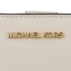 マイケルコース 二つ折り財布 レディース JET SET TRAVEL ホワイト MICHAEL KORS 35R3GTVF6T LT CREAM MLT