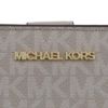 マイケルコース 二つ折り財布 レディース グレー MICHAEL KORS 35S3GTVF6O PEARL GREY