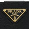 プラダ 二つ折り財布 レディース SAFFIANO METAL ORO サフィアーノメタル オロ ブラック PRADA 1ML225 QHH F0002 NERO