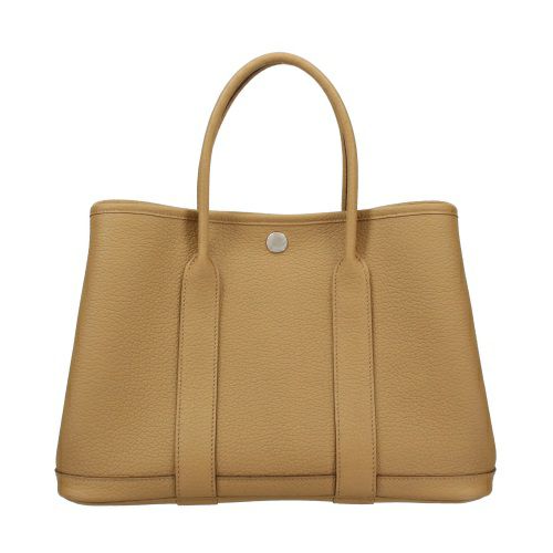 エルメス ガーデンパーティ30 TPM ビスキュイ ネゴンダ シルバー金具 B刻印 HERMES Garden party TPM