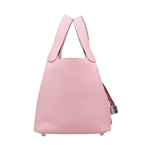 エルメス ピコタンロック18PMトリヨンローズエクストリーム シルバーW刻印新品 質屋の楠本商店 / エルメス ピコタンロック18 PM トリヨン