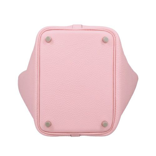 エルメス ピコタン・ロック18 PM ローズサクラ トリヨンクレマンス シルバー金具 B刻印 HERMES Picotin PM