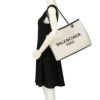 バレンシアガ トートバッグ レディース DUTY FREE TOTE M デューティーフリー M ホワイト BALENCIAGA 759973 2AAOK 9260 NATURAL