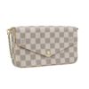 ルイヴィトン ショルダーバッグ ダミエ･アズール ポシェット・フェリシー ホワイト LOUIS VUITTON N40491