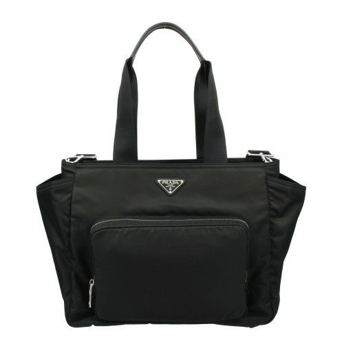 プラダ マザーズバッグ ベビーバッグ レディース ブラック PRADA 